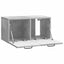 Væghængt TV-skab Betongrå 59,5 x 31 x 30 cm Konstrueret træ