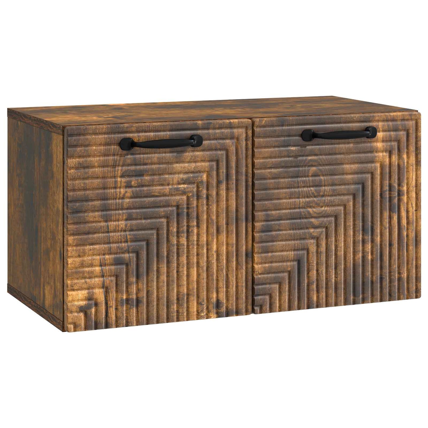 Væghængt TV-skab Røget eg 59,5 x 31 x 30 cm Konstrueret træ
