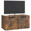 Væghængt TV-skab Røget eg 59,5 x 31 x 30 cm Konstrueret træ
