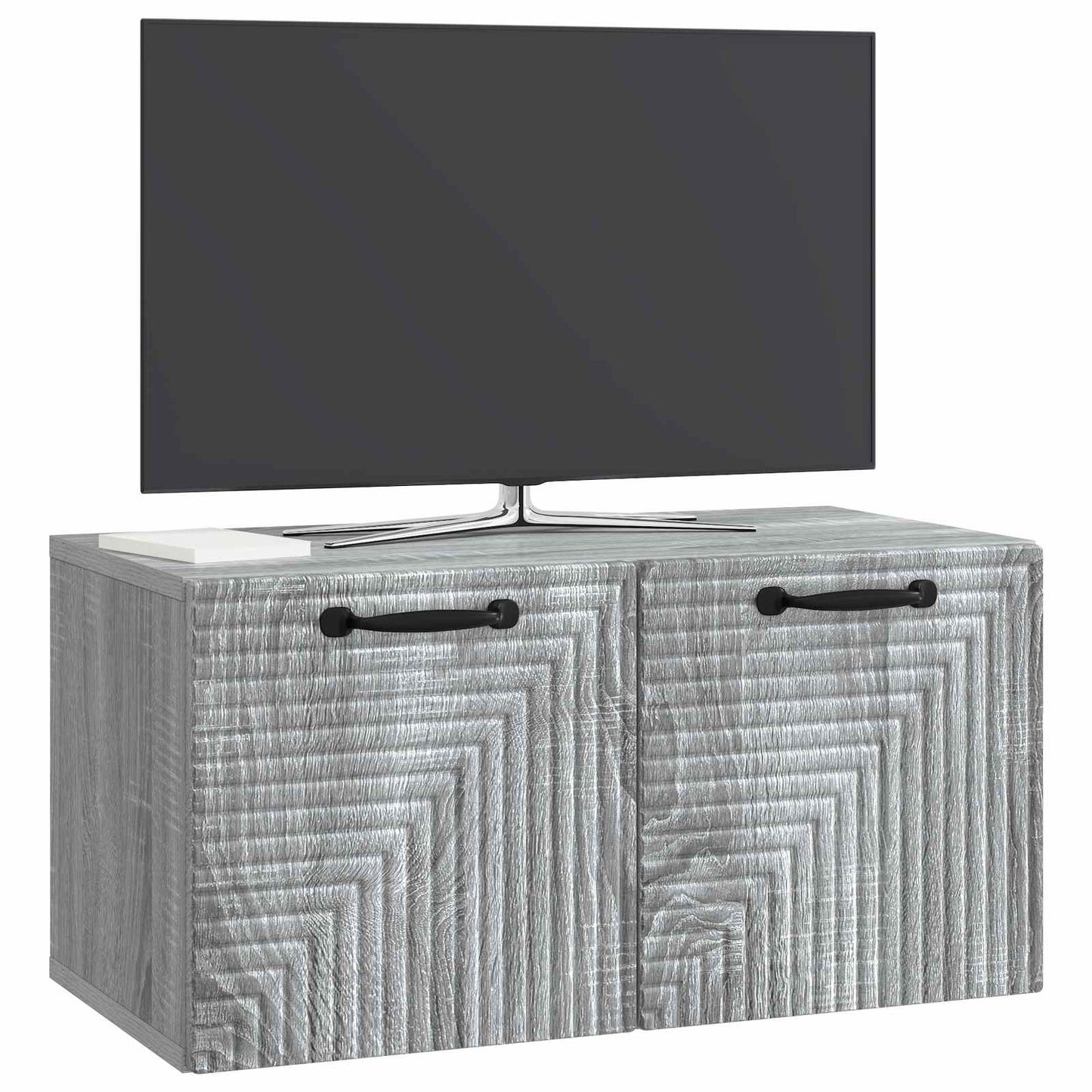 Væghængt TV-skab Vægmonteret Grå sonoma-eg 59,5 x 31 x 30 cm