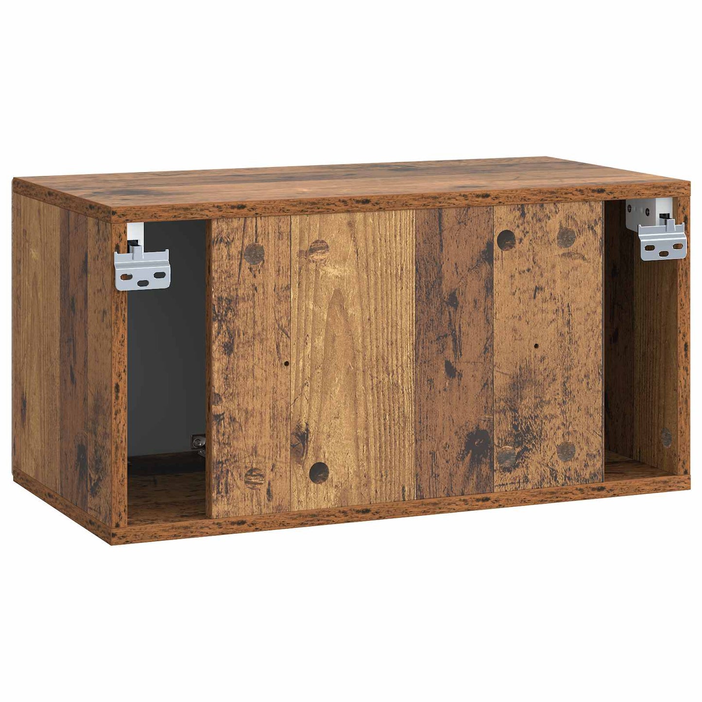Væghængt TV-skab Gammelt træ 59,5 x 31 x 30 cm Konstrueret træ