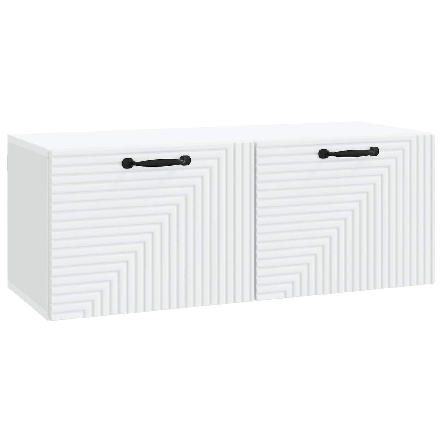 Væghængt TV-skab Hvid 78,5 x 31 x 30 cm Konstrueret træ