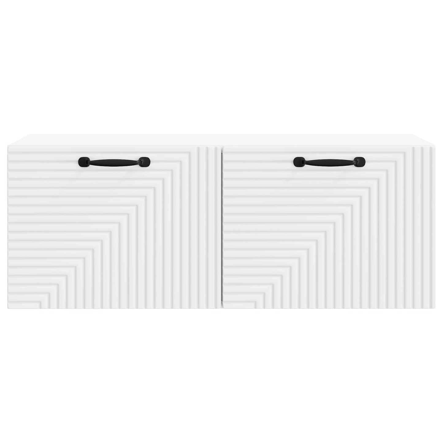 Væghængt TV-skab Hvid 78,5 x 31 x 30 cm Konstrueret træ