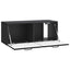 Væghængt TV-skab Sort 78,5 x 31 x 30 cm Konstrueret træ
