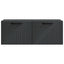 Væghængt TV-skab Sort 78,5 x 31 x 30 cm Konstrueret træ