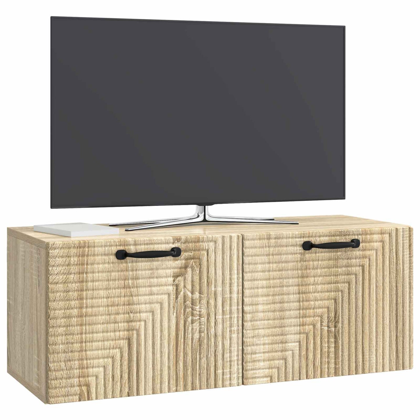 Væghængt TV-skab Sonoma-eg 78,5 x 31 x 30 cm Konstrueret træ