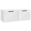 Væghængt TV-skab Vægmonteret Hvid højglans 78,5 x 31 x 30 cm