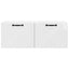 Væghængt TV-skab Vægmonteret Hvid højglans 78,5 x 31 x 30 cm