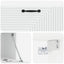 Væghængt TV-skab Hvid 98 x 31 x 30 cm Konstrueret træ