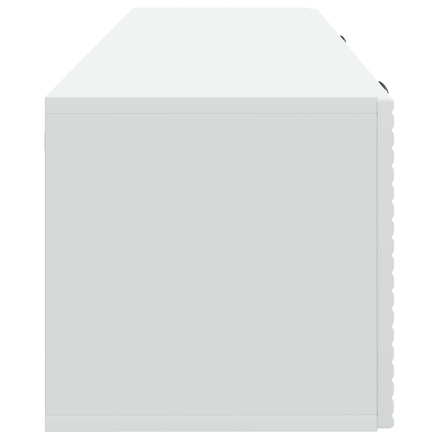 Væghængt TV-skab Hvid 98 x 31 x 30 cm Konstrueret træ