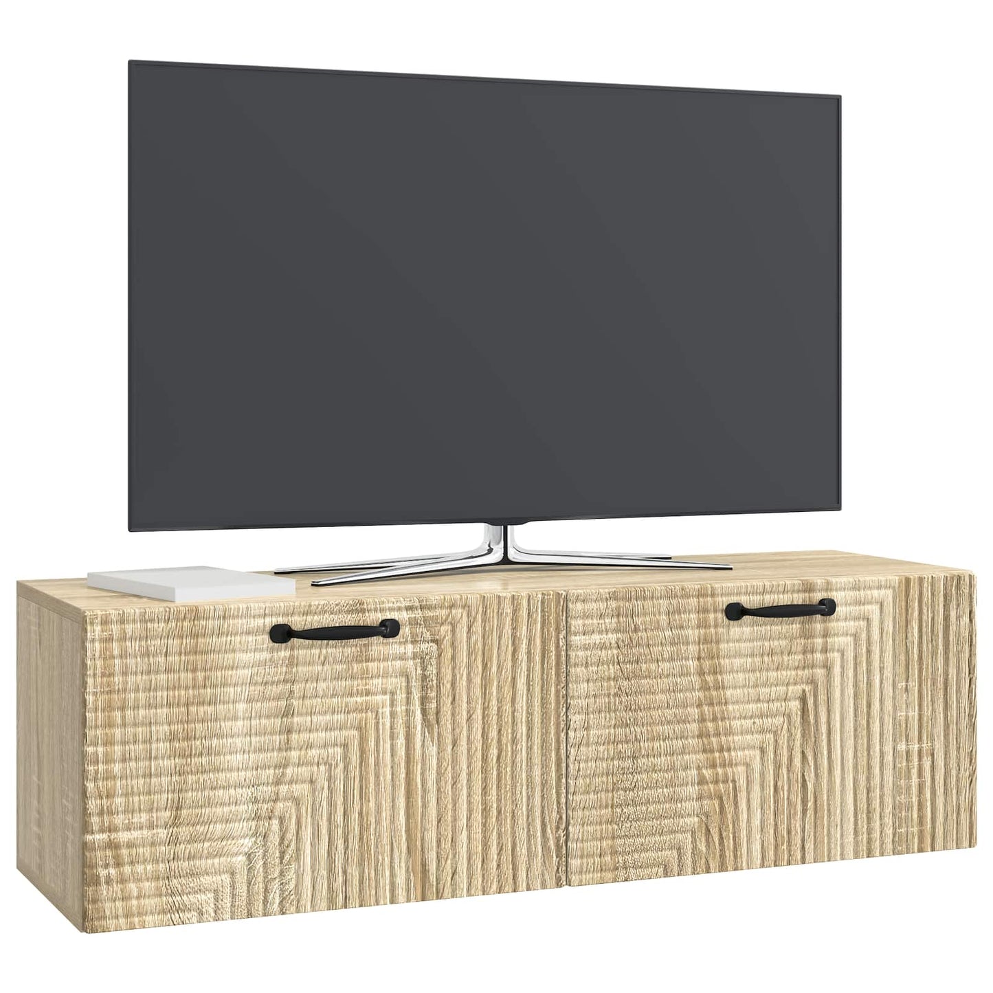 Væghængt TV-skab Sonoma-eg 98 x 31 x 30 cm Konstrueret træ