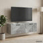 Væghængt TV-skab Betongrå 98 x 31 x 30 cm Konstrueret træ