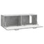 Væghængt TV-skab Betongrå 98 x 31 x 30 cm Konstrueret træ