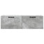 Væghængt TV-skab Betongrå 98 x 31 x 30 cm Konstrueret træ