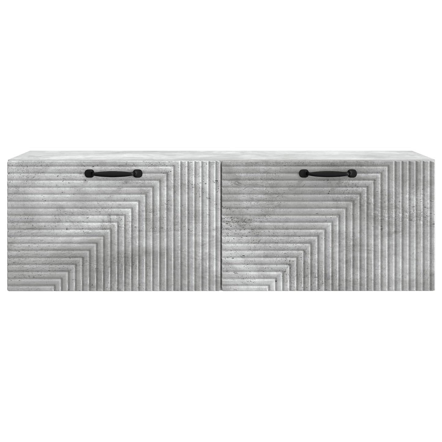 Væghængt TV-skab Betongrå 98 x 31 x 30 cm Konstrueret træ