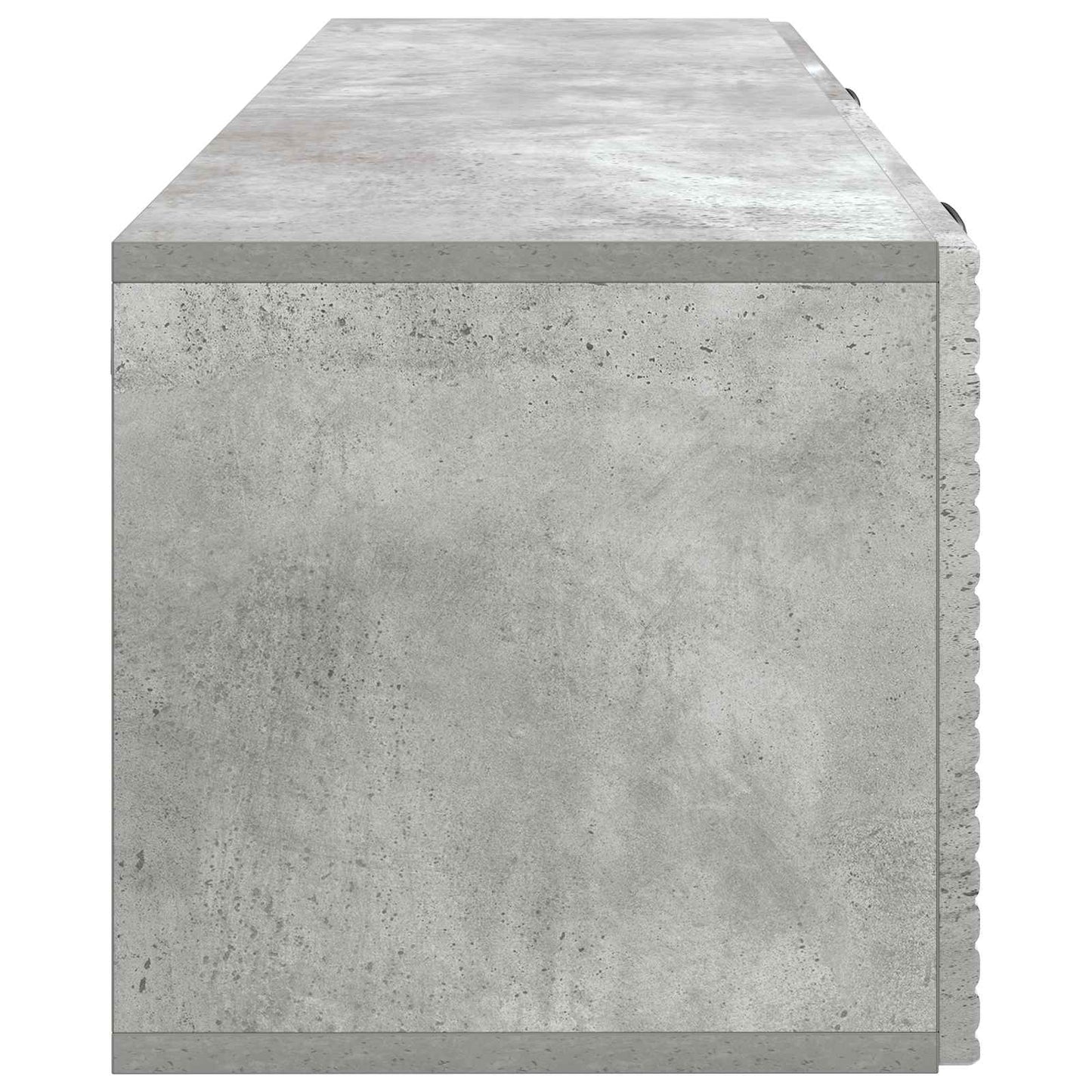 Væghængt TV-skab Betongrå 98 x 31 x 30 cm Konstrueret træ