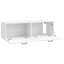 Væghængt TV-skab Hvid højglans 98 x 31 x 30 cm Konstrueret træ