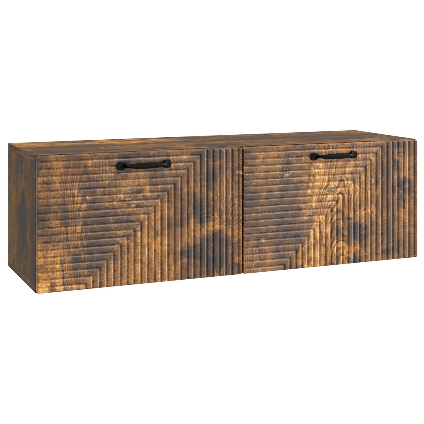 Væghængt TV-skab Røget eg 98 x 31 x 30 cm Konstrueret træ