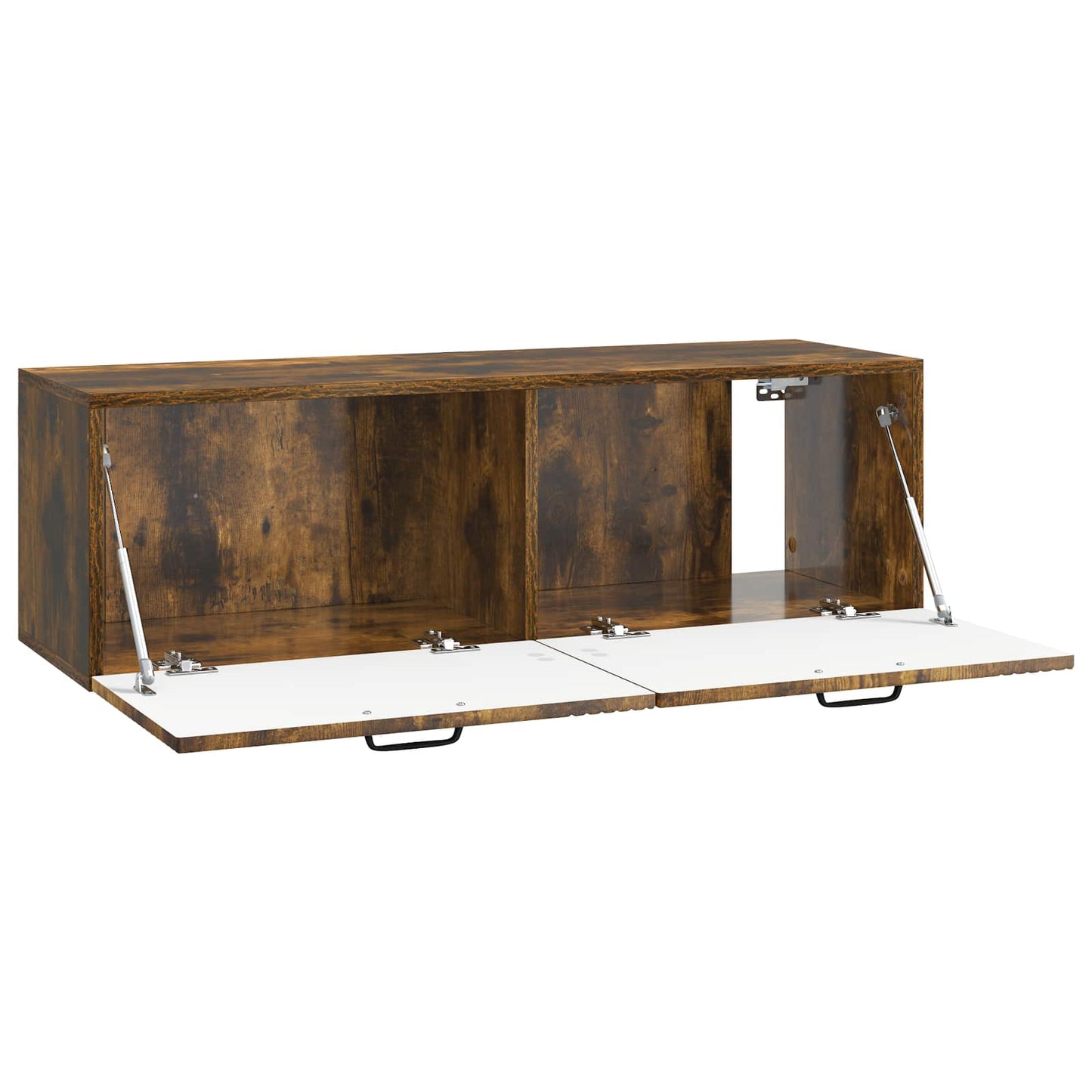 Væghængt TV-skab Røget eg 98 x 31 x 30 cm Konstrueret træ