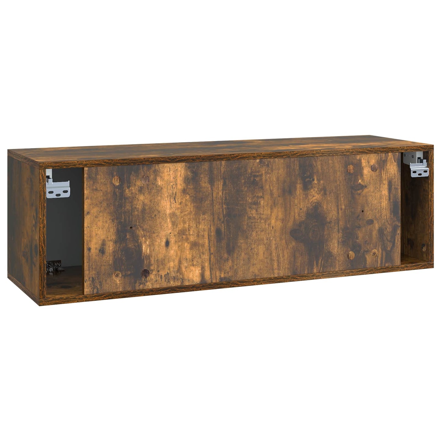 Væghængt TV-skab Røget eg 98 x 31 x 30 cm Konstrueret træ