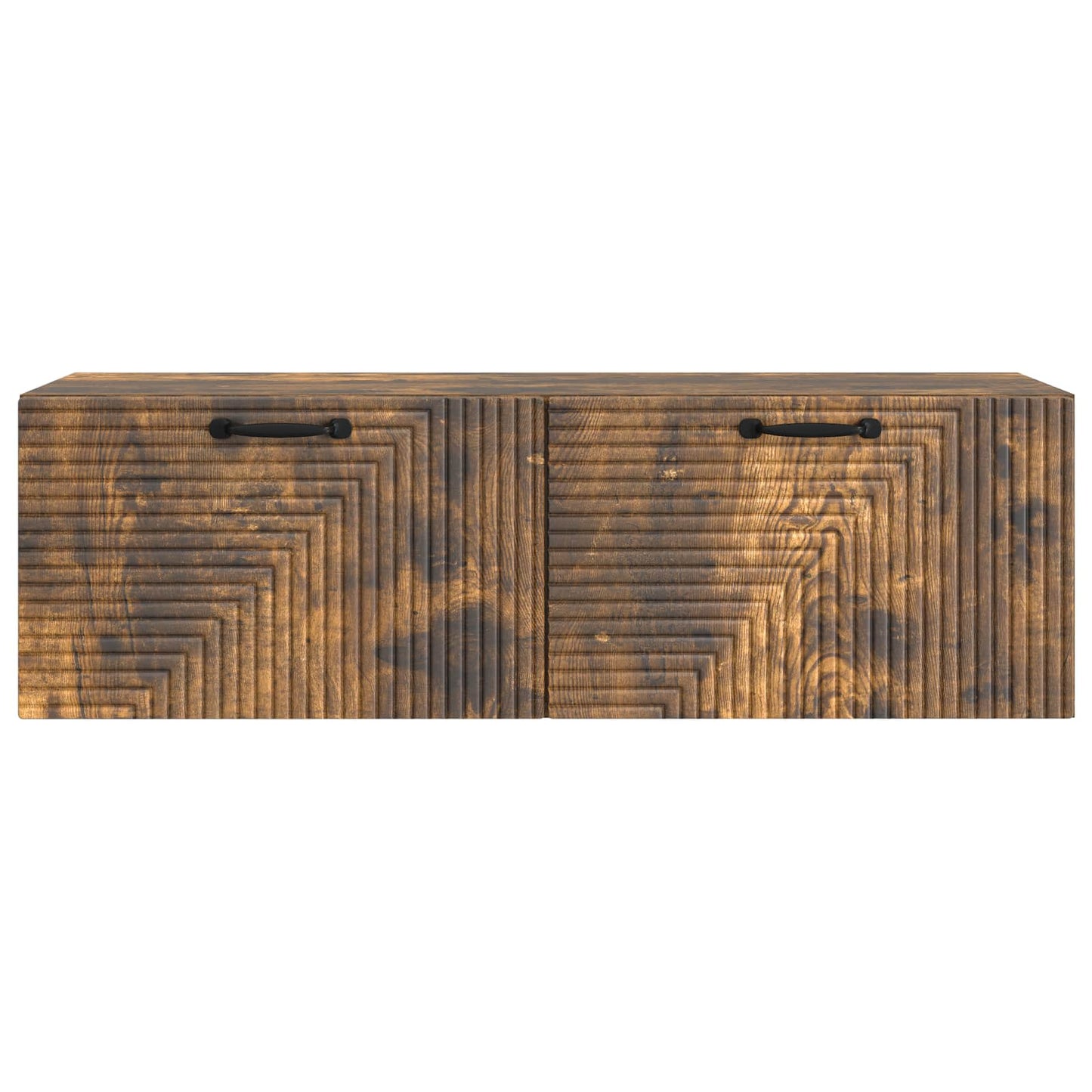 Væghængt TV-skab Røget eg 98 x 31 x 30 cm Konstrueret træ