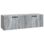 Væghængt TV-skab Grå sonoma-eg 98 x 31 x 30 cm Konstrueret træ