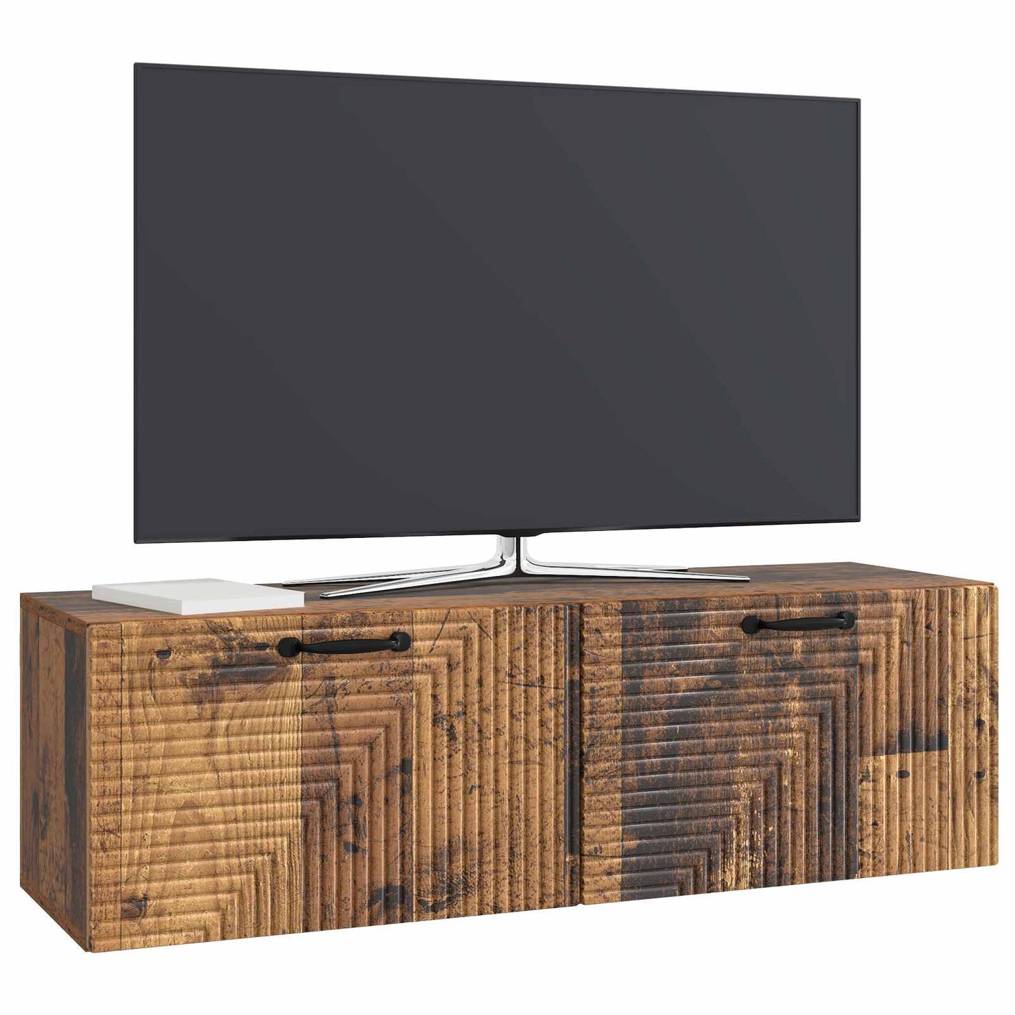 Væghængt TV-skab Gammelt træ 98 x 31 x 30 cm Konstrueret træ