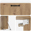 Væghængt TV-skab 98 x 31 x 30 cm Artisan-eg Konstrueret træ