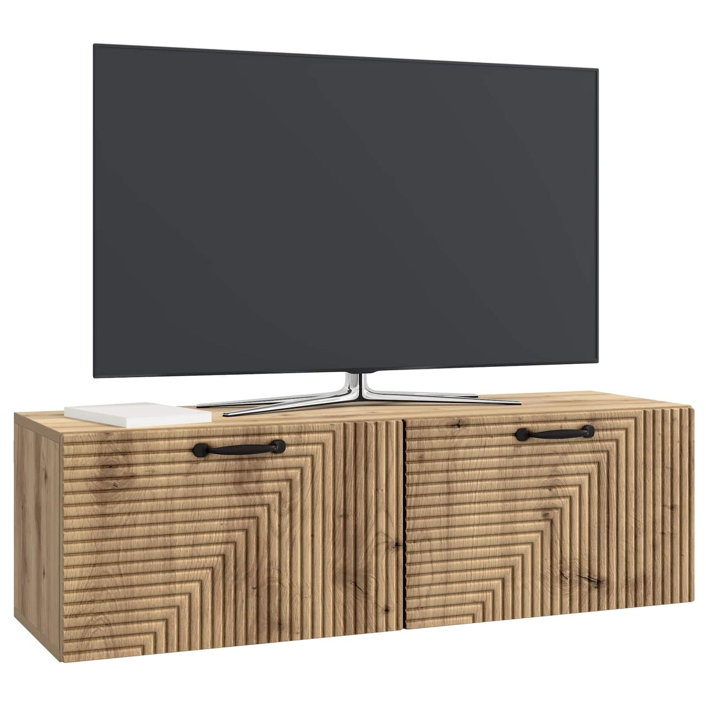 Væghængt TV-skab 98 x 31 x 30 cm Artisan-eg Konstrueret træ
