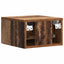Væghængt Sideskab 2 pcs Gammelt træ 34,5 x 33 x 20 cm