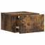 Væghængt Natbord 2 pcs Røget eg 49 x 34,5 x 20 cm