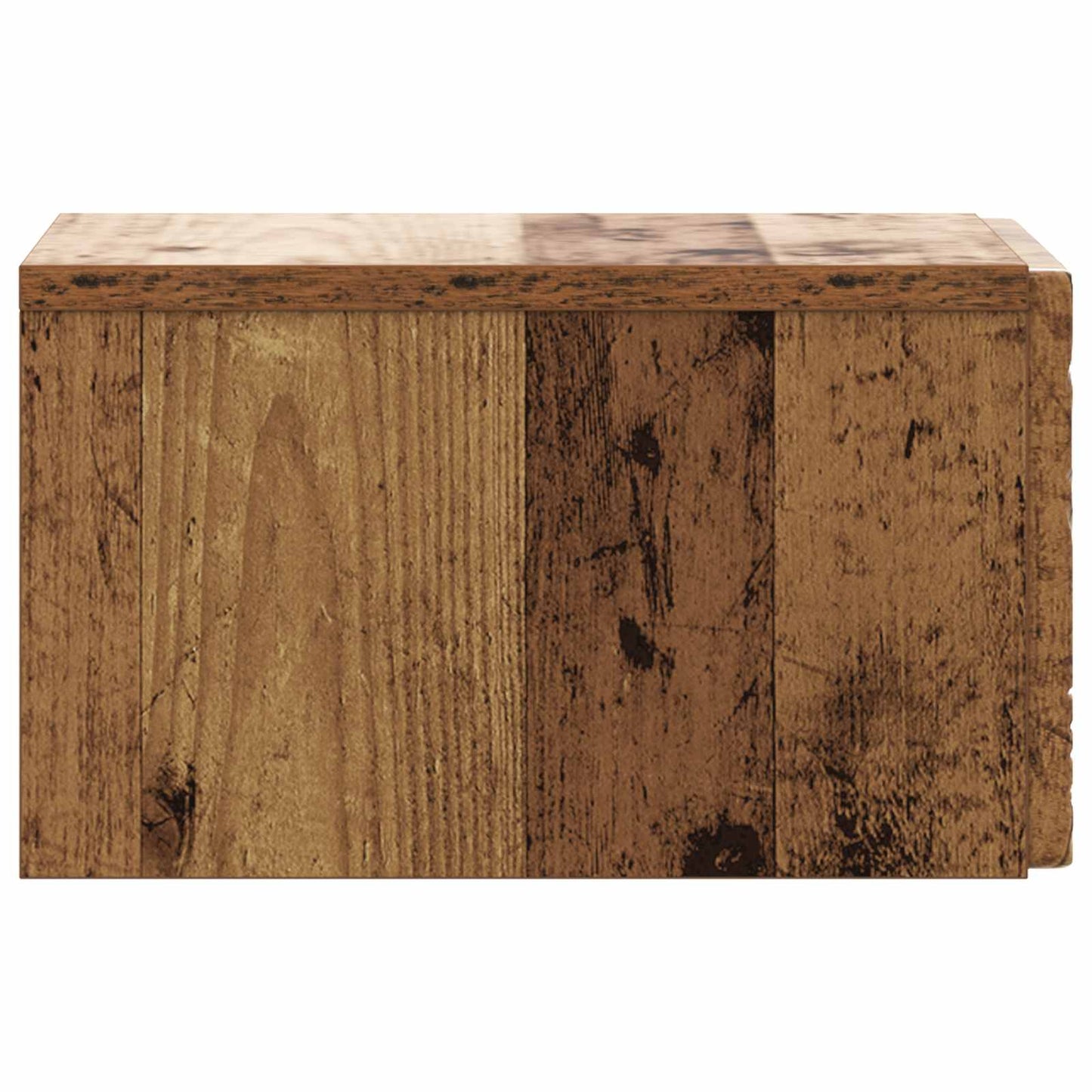Væghængt Natbord 2 pcs Gammelt træ 49 x 34,5 x 20 cm