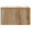 Væghængt Natbord 2 pcs Artisan-eg 49 x 34,5 x 20 cm