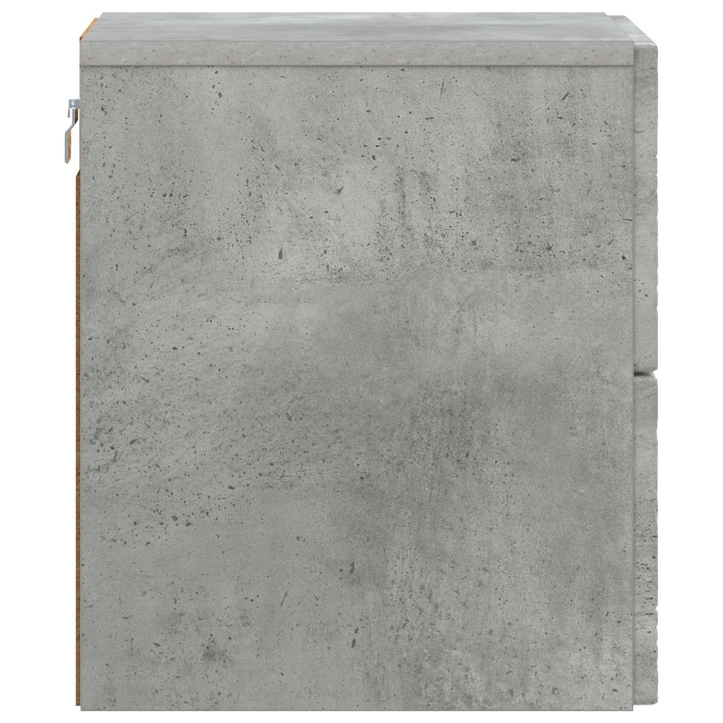 Væghængt Natbord 2 pcs Betongrå 34,5 x 33 x 40 cm