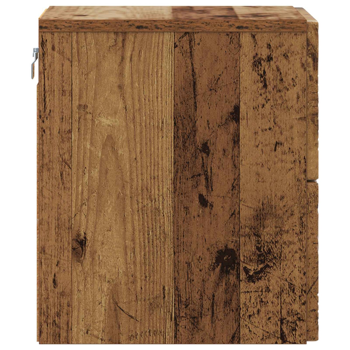 Væghængt Natbord 2 pcs Gammelt træ 34,5 x 33 x 40 cm