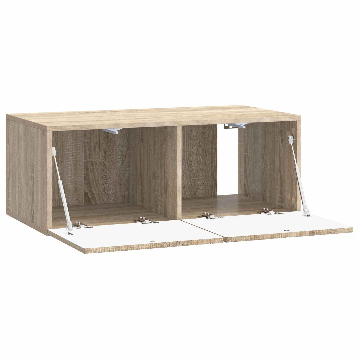 Væghængt TV-skab 59,5 x 41 x 30 cm Sonoma-eg Konstrueret træ