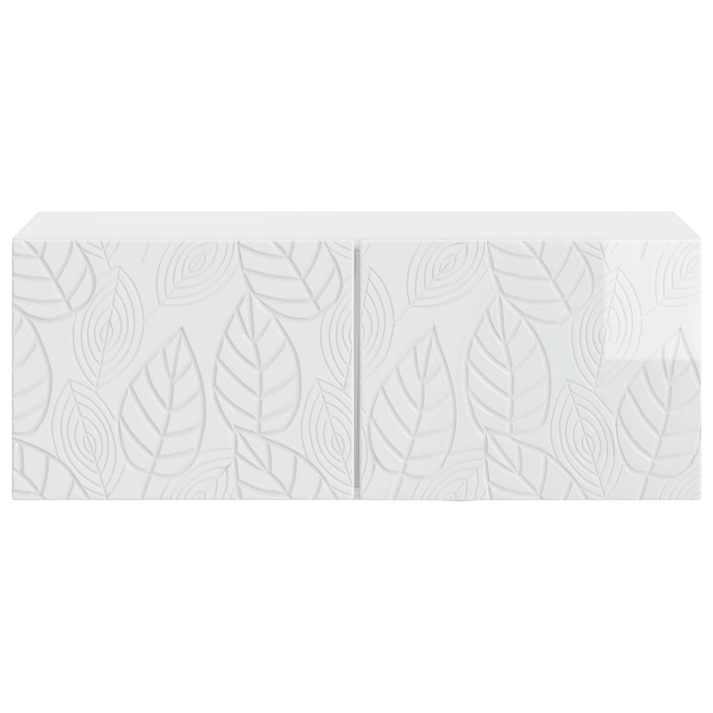 Væghængt TV-skab 78,5 x 41 x 30 cm Hvid højglans