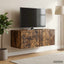 Væghængt TV-skab 78,5 x 41 x 30 cm Røget eg Konstrueret træ