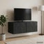 Væghængt TV-skab 98 x 41 x 30 cm Sort Konstrueret træ
