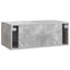Væghængt TV-skab 98 x 41 x 30 cm Betongrå Konstrueret træ