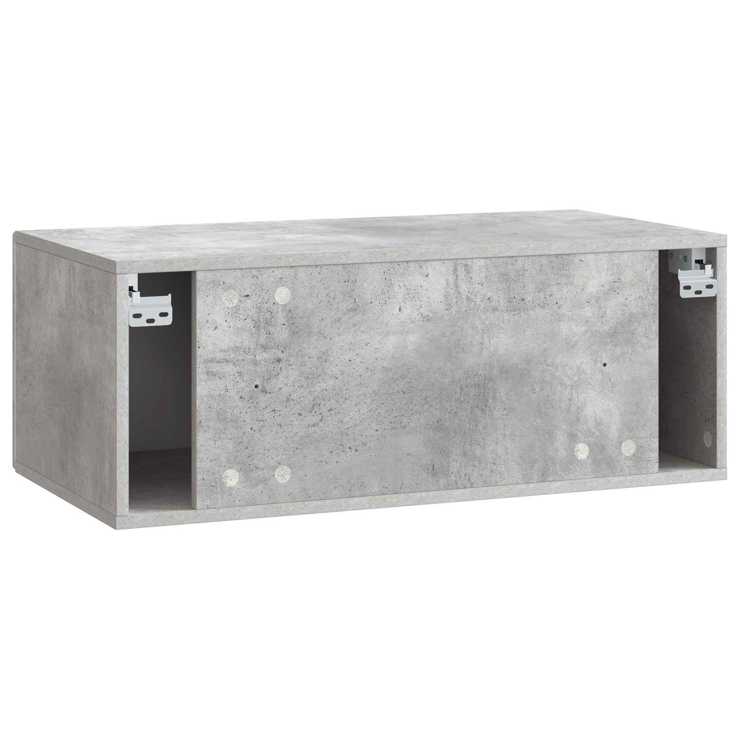 Væghængt TV-skab 98 x 41 x 30 cm Betongrå Konstrueret træ