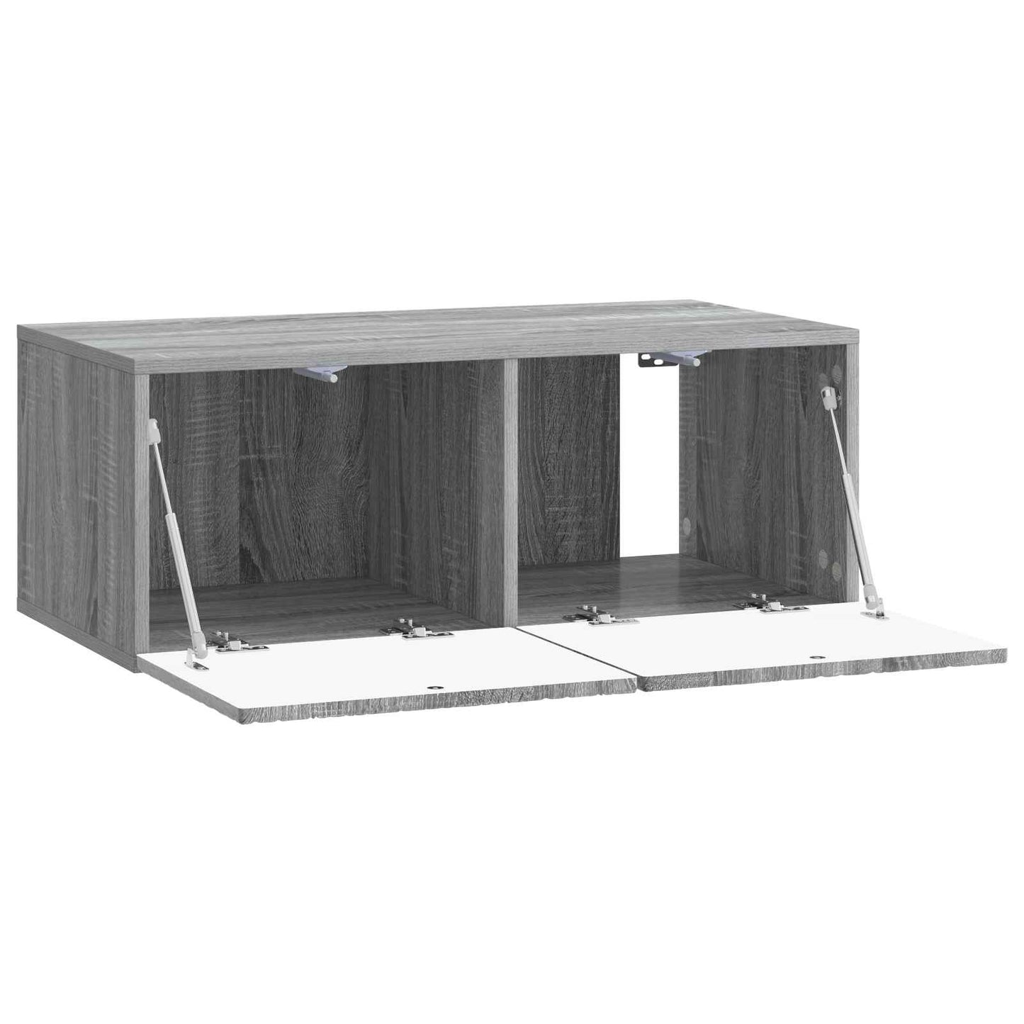 Væghængt TV-skab 98 x 41 x 30 cm Grå Sonoma Konstrueret træ