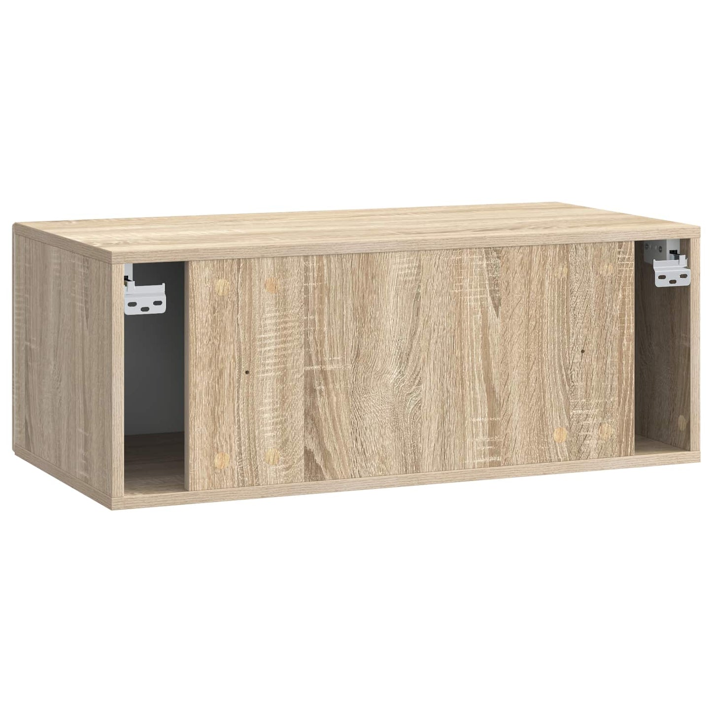 Væghængt TV-skab 59,5 x 31 cm Sonoma-eg Konstrueret træ