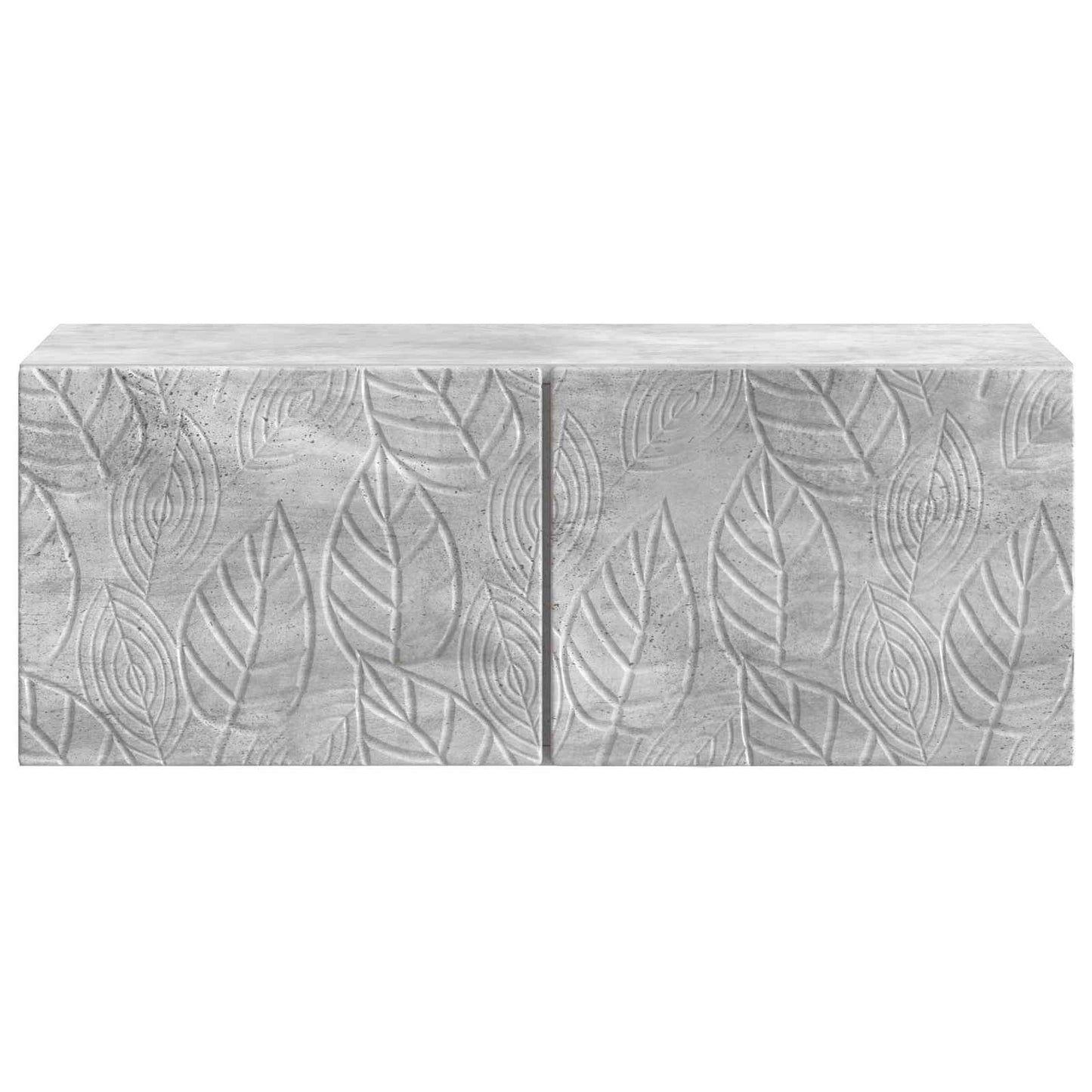 Væghængt TV-skab 59,5 x 31 cm Betongrå Konstrueret træ
