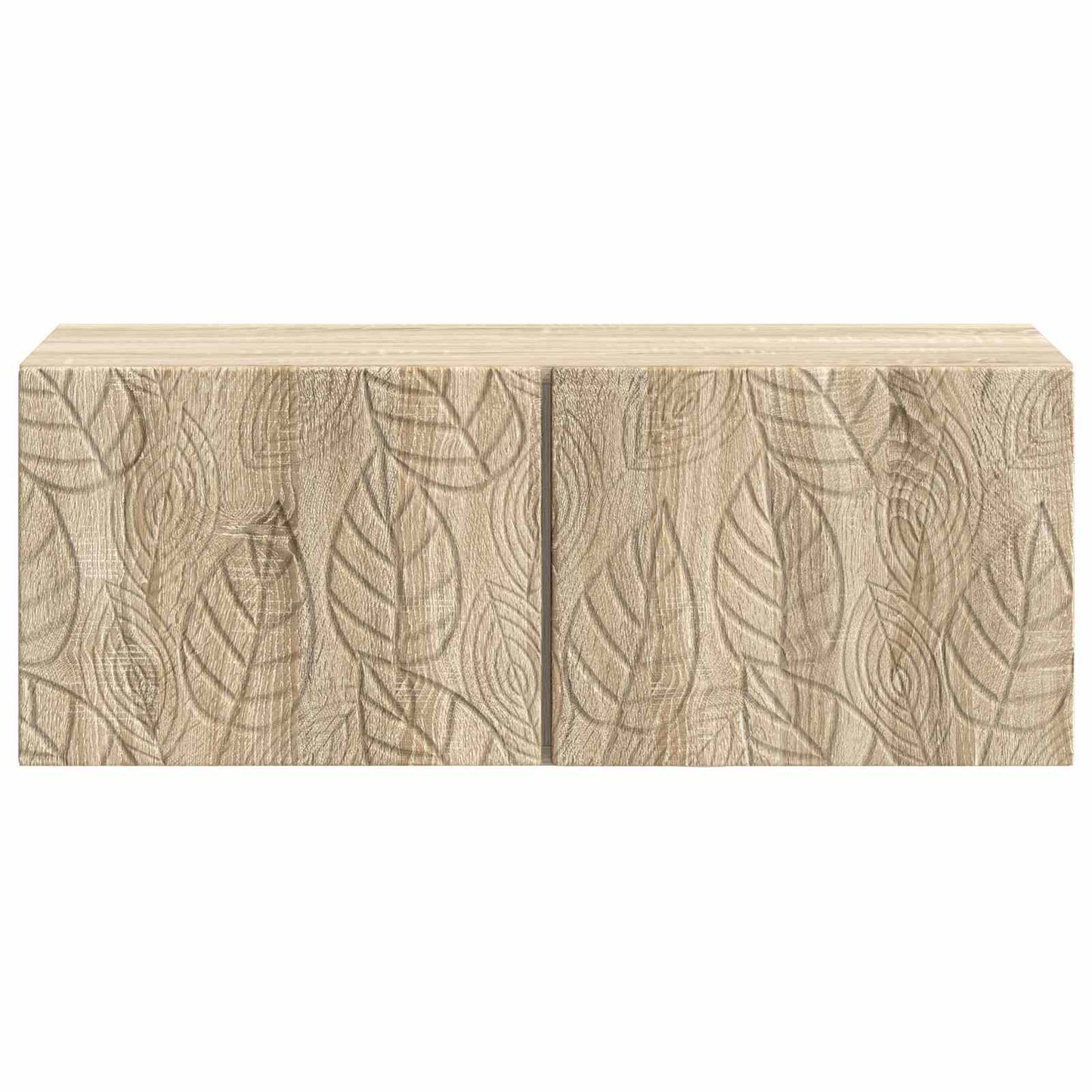 Væghængt TV-skab 98 x 31 cm Sonoma-eg Konstrueret træ