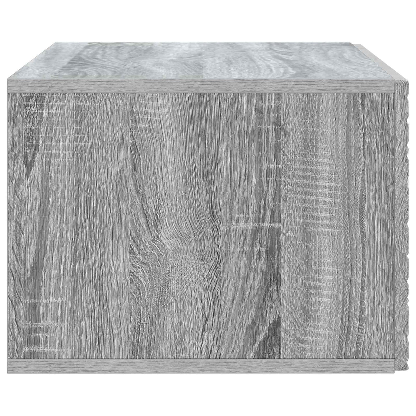 Væghængt TV-skab 98 x 31 cm Grå Sonoma Konstrueret træ
