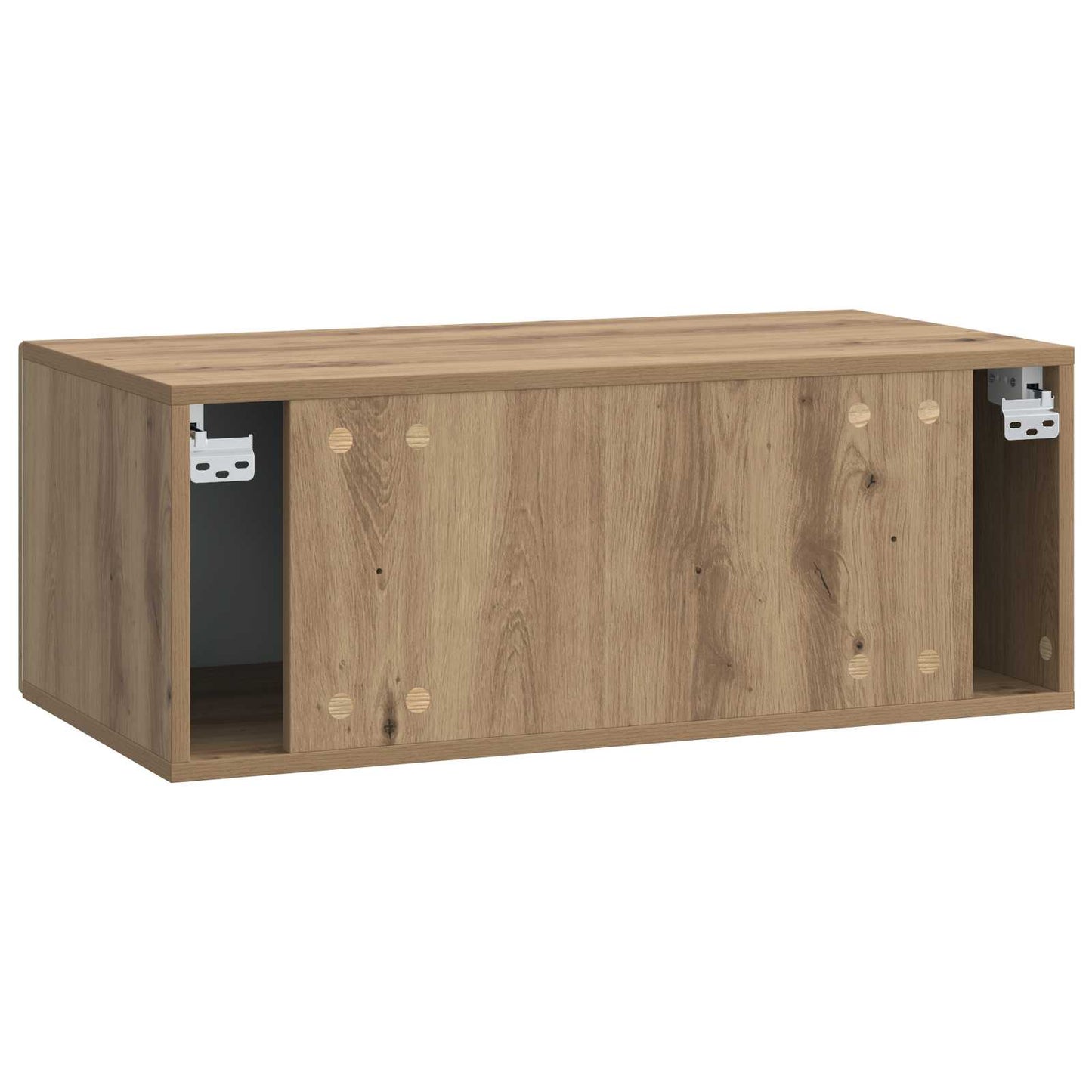 Væghængt TV-skab 98 x 31 cm Artisan-eg Konstrueret træ