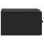 Væghængt Natbord 2 pcs Sort 34,5 x 33 x 20 cm Konstrueret træ