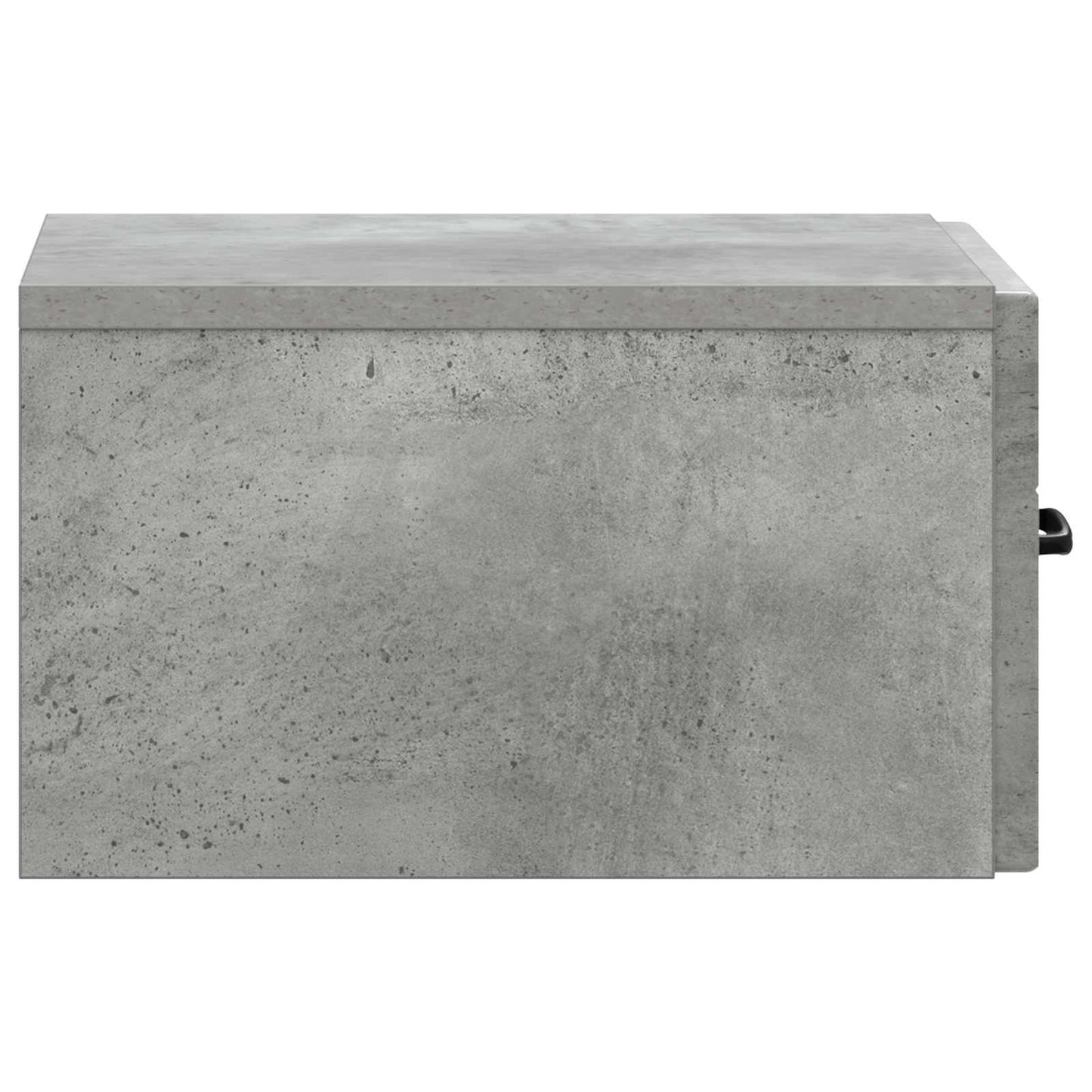 Væghængt Natbord Betongrå 34,5 x 33 x 20 cm Konstrueret træ