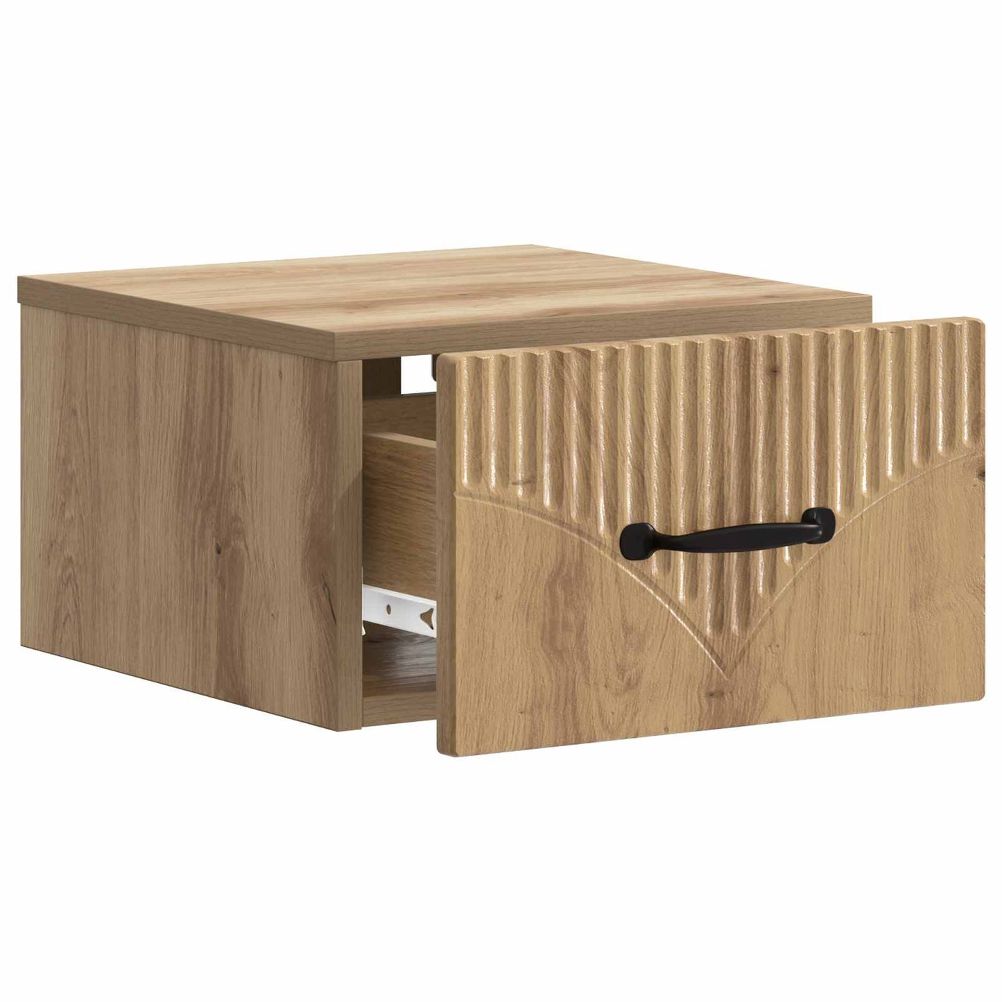 Væghængt Natbord Artisan-eg 34,5 x 33 x 20 cm Konstrueret træ